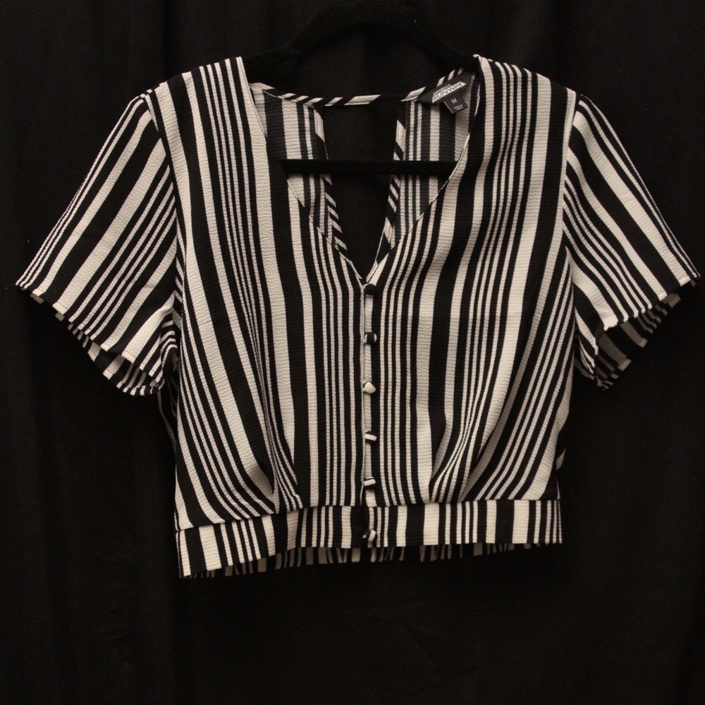Striped Crop Top